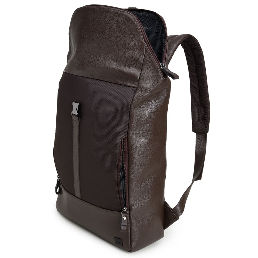 Men's Coffee Leather Backpack – CNS M107